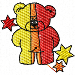 Teddy Embroidery Design 5